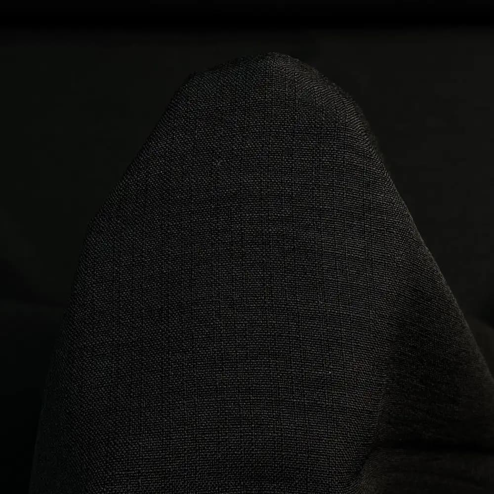 پارچه لینن شانتون vip مشکی — تصویر ۲