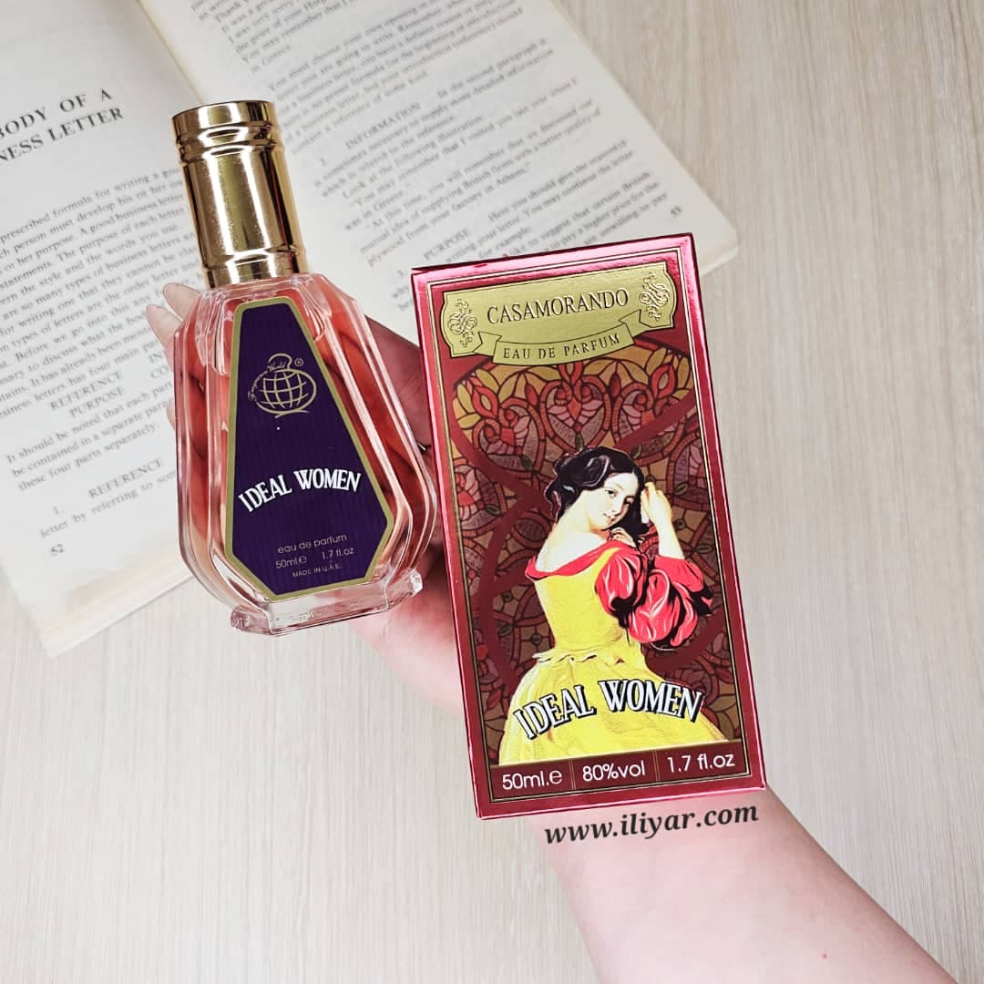 عطر ادکلن کازاموراتی بوکت آیدل زنانه IDEAL WOMEN فرگرانس ورد – حجم 50 میل — تصویر ۴
