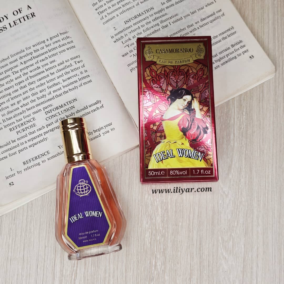 عطر ادکلن کازاموراتی بوکت آیدل زنانه IDEAL WOMEN فرگرانس ورد – حجم 50 میل — تصویر ۳