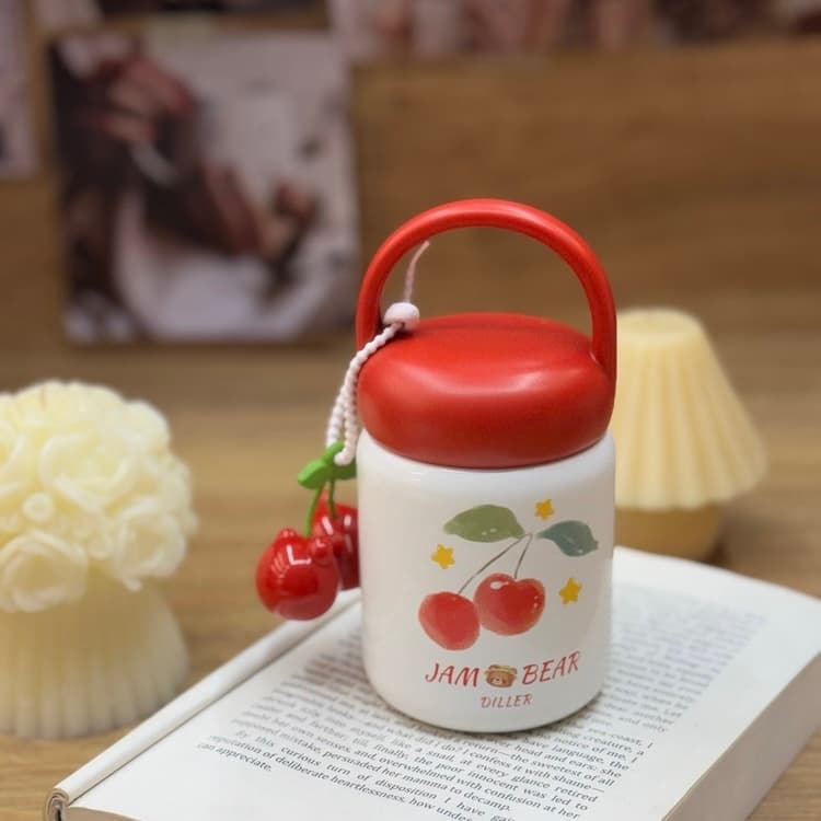 مینی فلاسک ۲۰۰ میل Diller طرح گیلاس JAM BEAR اورجینال — تصویر ۲