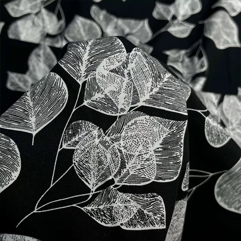 پارچه نخی طرح برگ — تصویر ۲