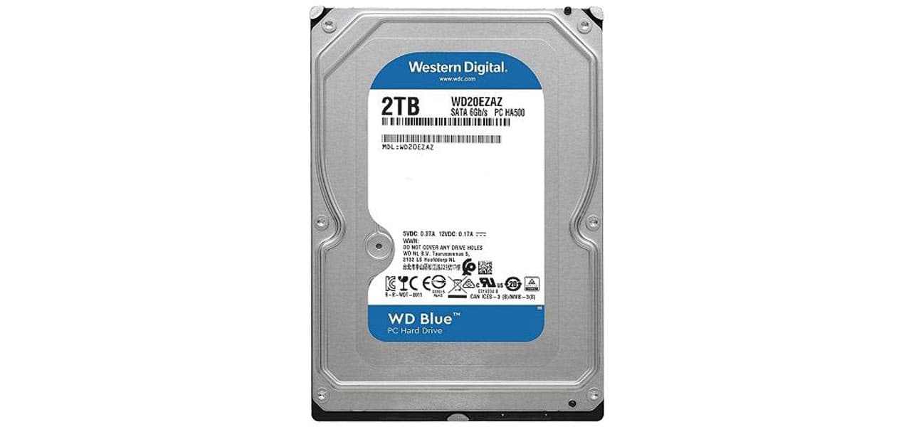هارد دیسک Western Digital مدل Blue WD20EZAZ 2TB — تصویر ۳