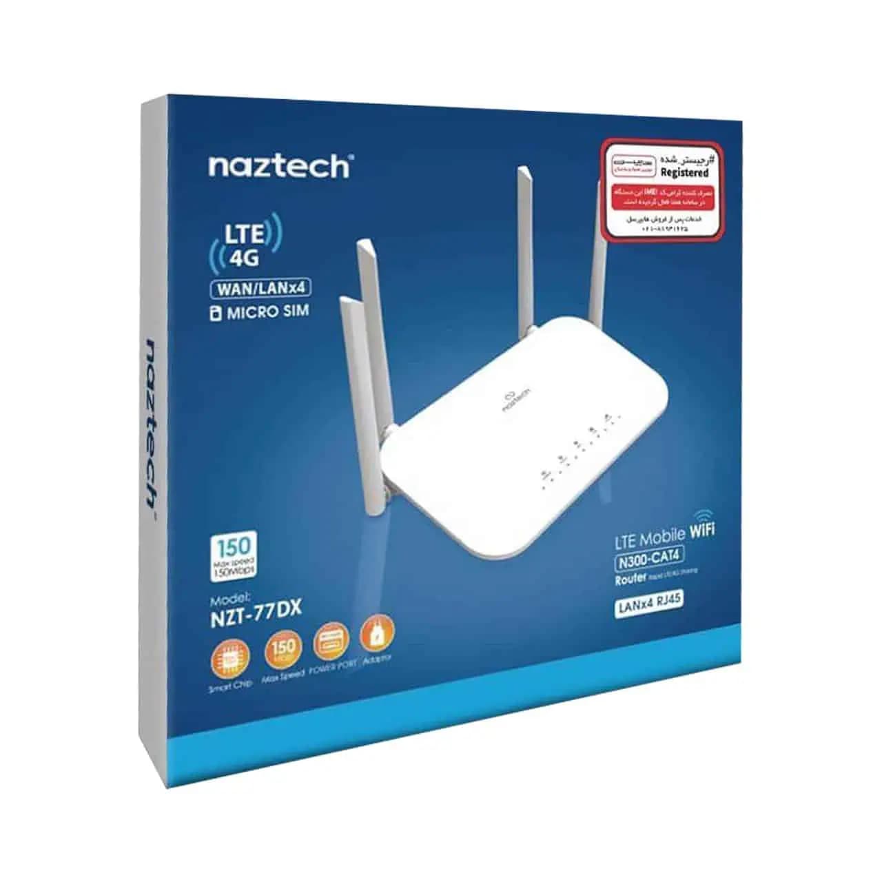 مودم روتر رومیزی LTE 4G نزتک مدل 77DX — تصویر ۶