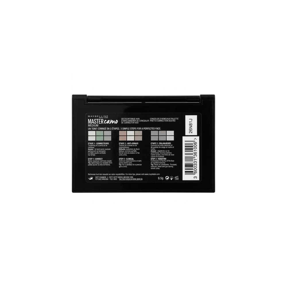 پالت کانتور و کورکتور میبلین (MAYBELLIN) مدل Master Camo شماره 02 Medium — تصویر ۲