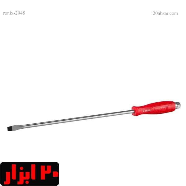 پیچ گوشتی تکی ضربه خور آچارخور دوسو دسته پلاستیکی رونیکس ۳۰۰*۸ مدل RH-2945