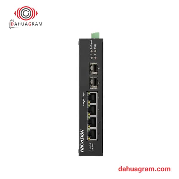 سوییچ شبکه 4 پورت PoE هایک ویژن DS-3T0506HP-E/HS