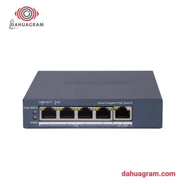 سوییچ شبکه 4 پورت PoE هایک ویژن DS-3E1505P-EI