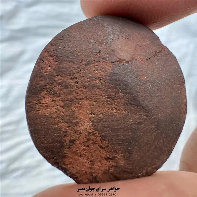 سنگ هبهاب کهنه نقش‌دار با خطوط هندسی کد 0045 — تصویر ۲