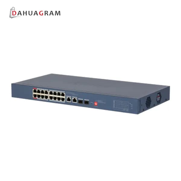 سوئیچ poe داهوا 16 پورت DH-CS4218-16ET-135 — تصویر ۲