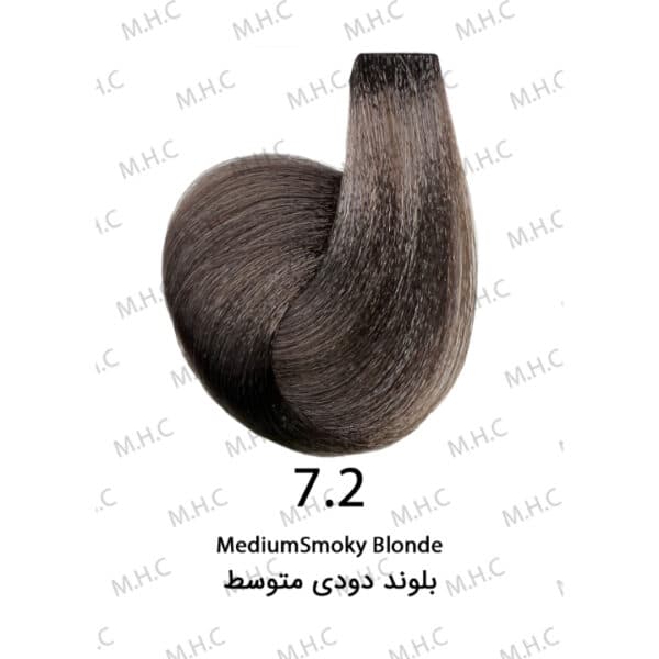 رنگ موی سیلا بلوند دودی متوسط 7.2