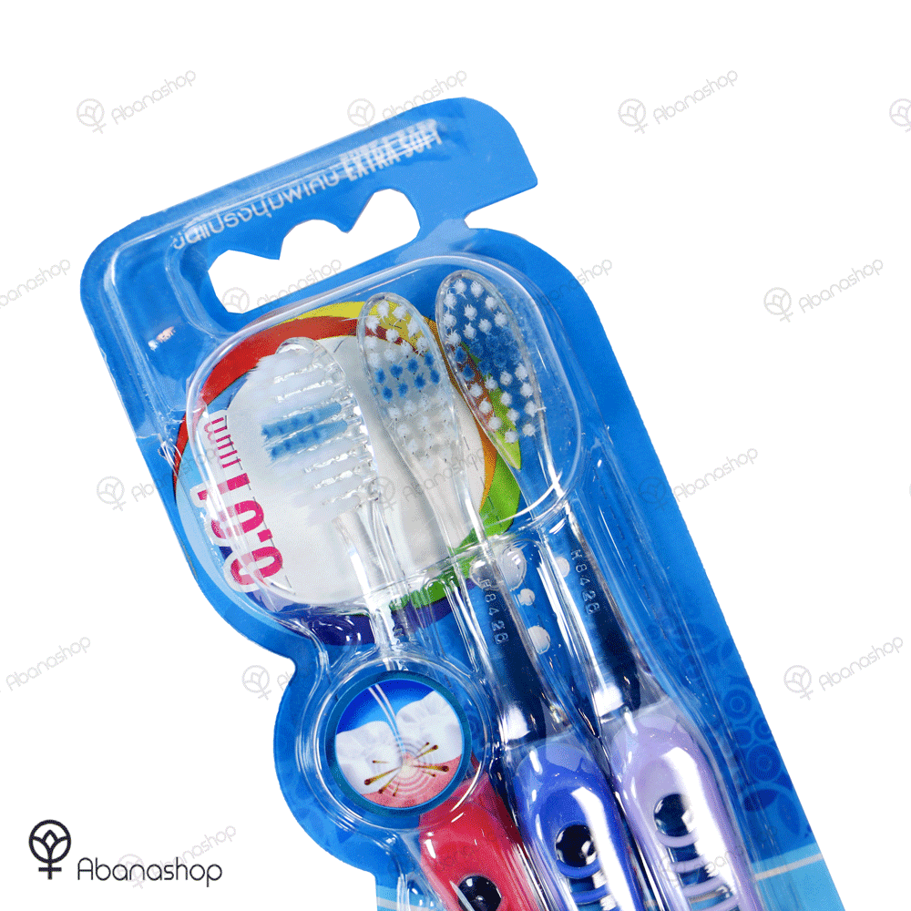 مسواک اورال بی سری ULTRATHIN مدل PRO DEEP CLEAN با برس خیلی نرم Oral B بسته 3 عددی — تصویر ۳