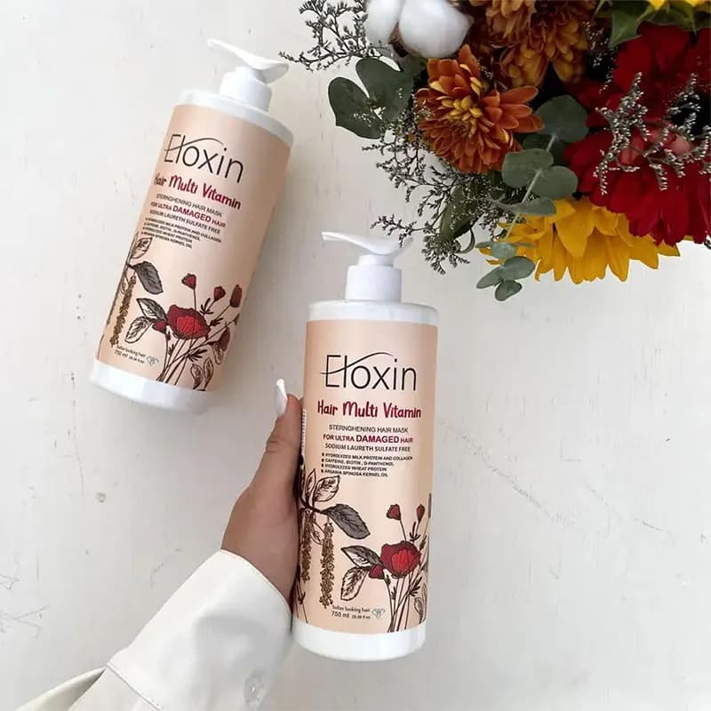 ماسک مو مولتی ویتامین فاقد سولفات الوکسین Eloxin — تصویر ۲