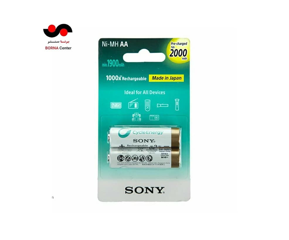 باتری قلمی قابل شارژ سونی مدل NH-AA-B2KN