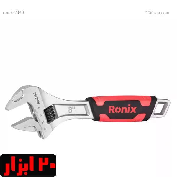 آچار فرانسه 6 اینچ روکش دار رونیکس مدل 2440