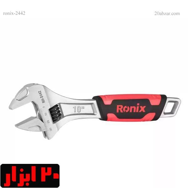 آچار فرانسه 10 اینچ روکش دار رونیکس مدل 2442