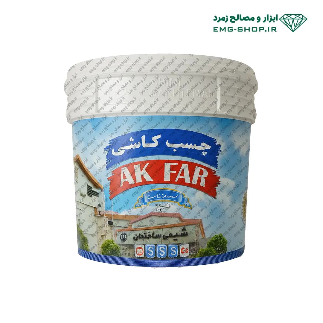 چسب کاشی خمیری AK FAR شیمی ساختمان 12کیلوگرم