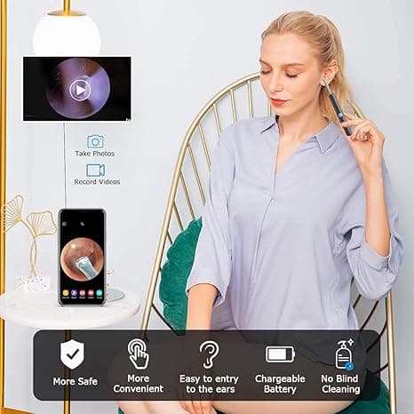 گوش پاک کن هوشمند شیائومی برند bebird مدل R1 — تصویر ۵