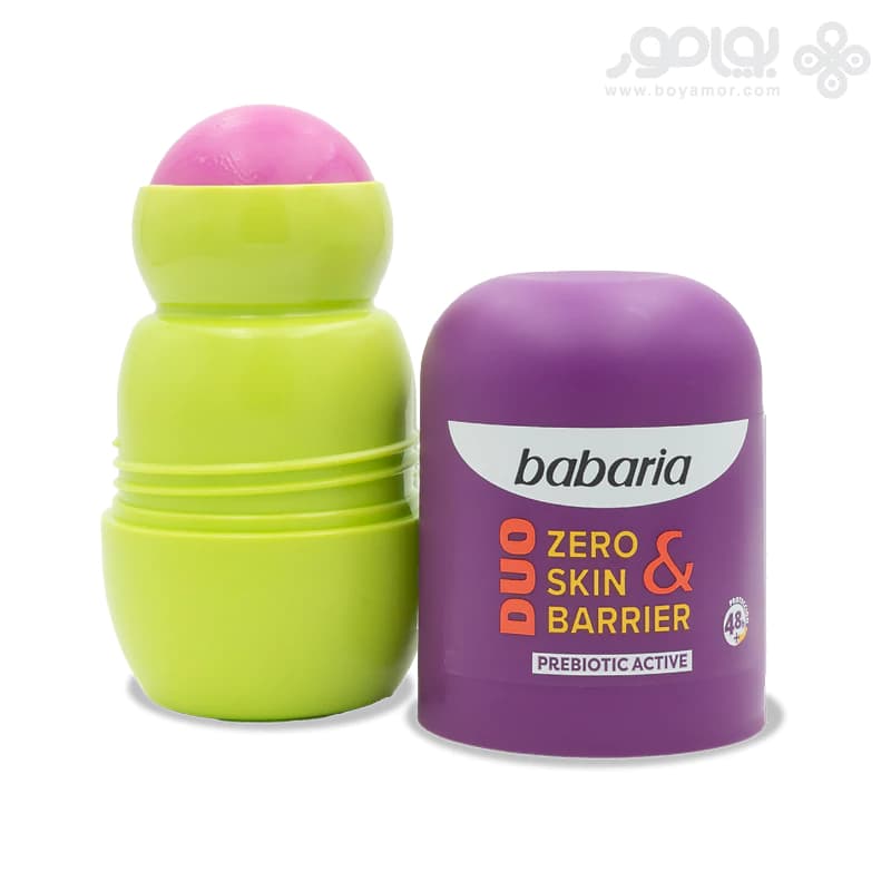 رول دئودورانت پری بیوتیک باباریا ZERO & SKIN BARRIER حجم 50 میل — تصویر ۲