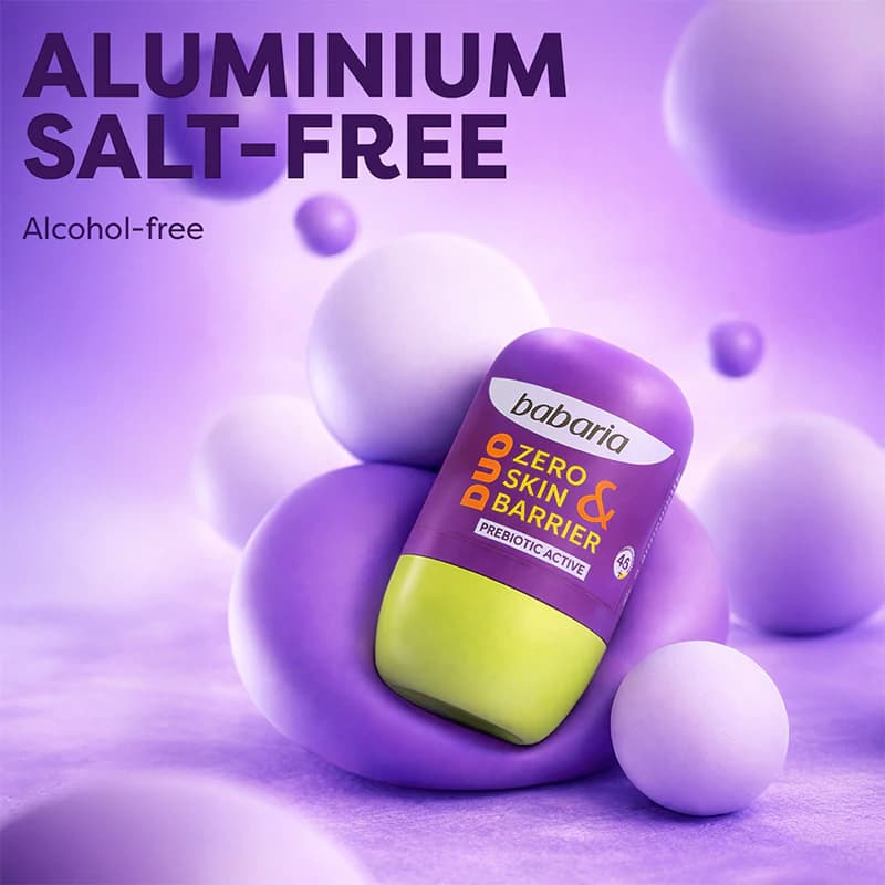 رول دئودورانت پری بیوتیک باباریا ZERO & SKIN BARRIER حجم 50 میل — تصویر ۴