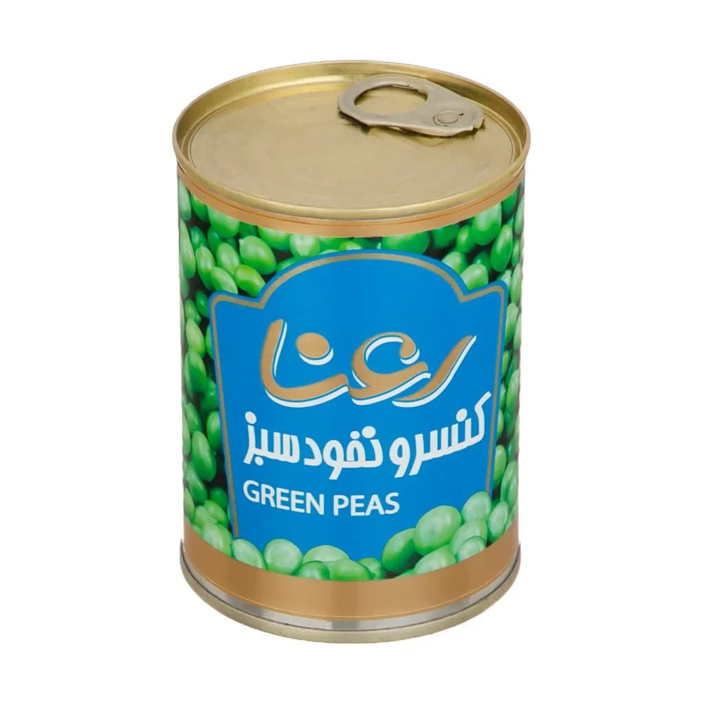 کنسرو نخود سبز رعنا 390 گرم — تصویر ۲