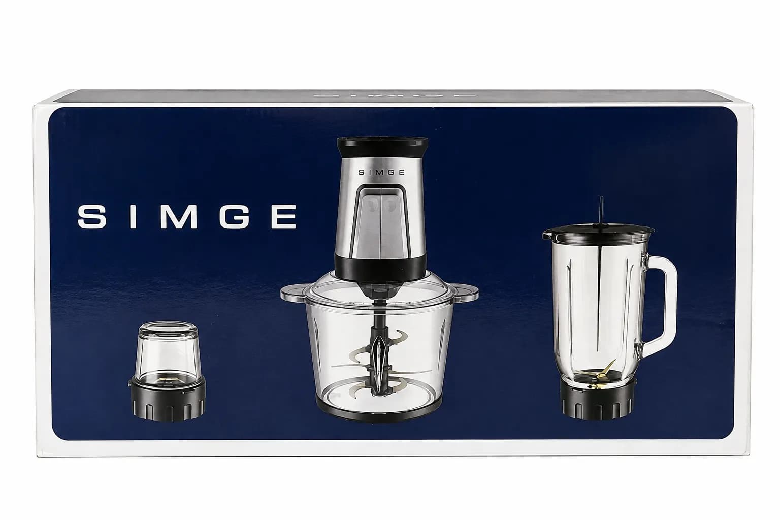 خردکن، مخلوط‌کن و آسیاب ۳ کاره سیمگه SIMGE ظرفیت ۳ لیتری — تصویر ۲