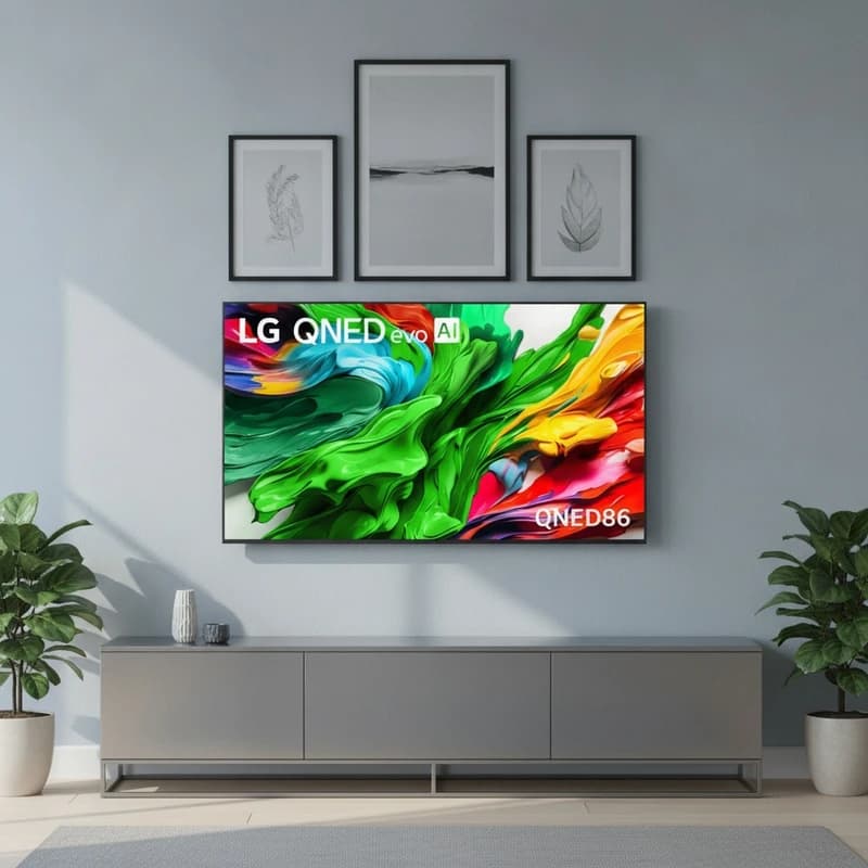 تلویزیون 55 اینچ ال جی اورجینال مدل QNED86 55QNED86ASA ساخت اندونزی 4K Mini LED هوشمند (عمده و تک) — تصویر ۳
