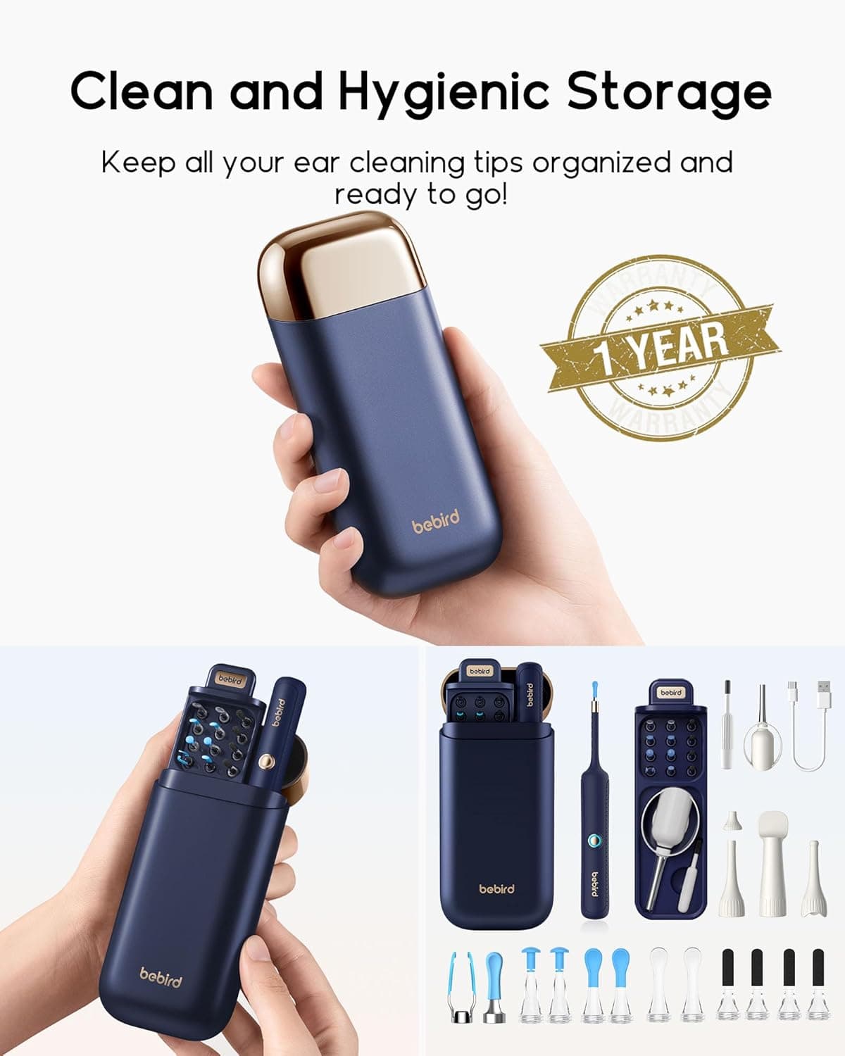 گوش پاک کن هوشمند شیائومی مدل Bebird Earsight Plus — تصویر ۶