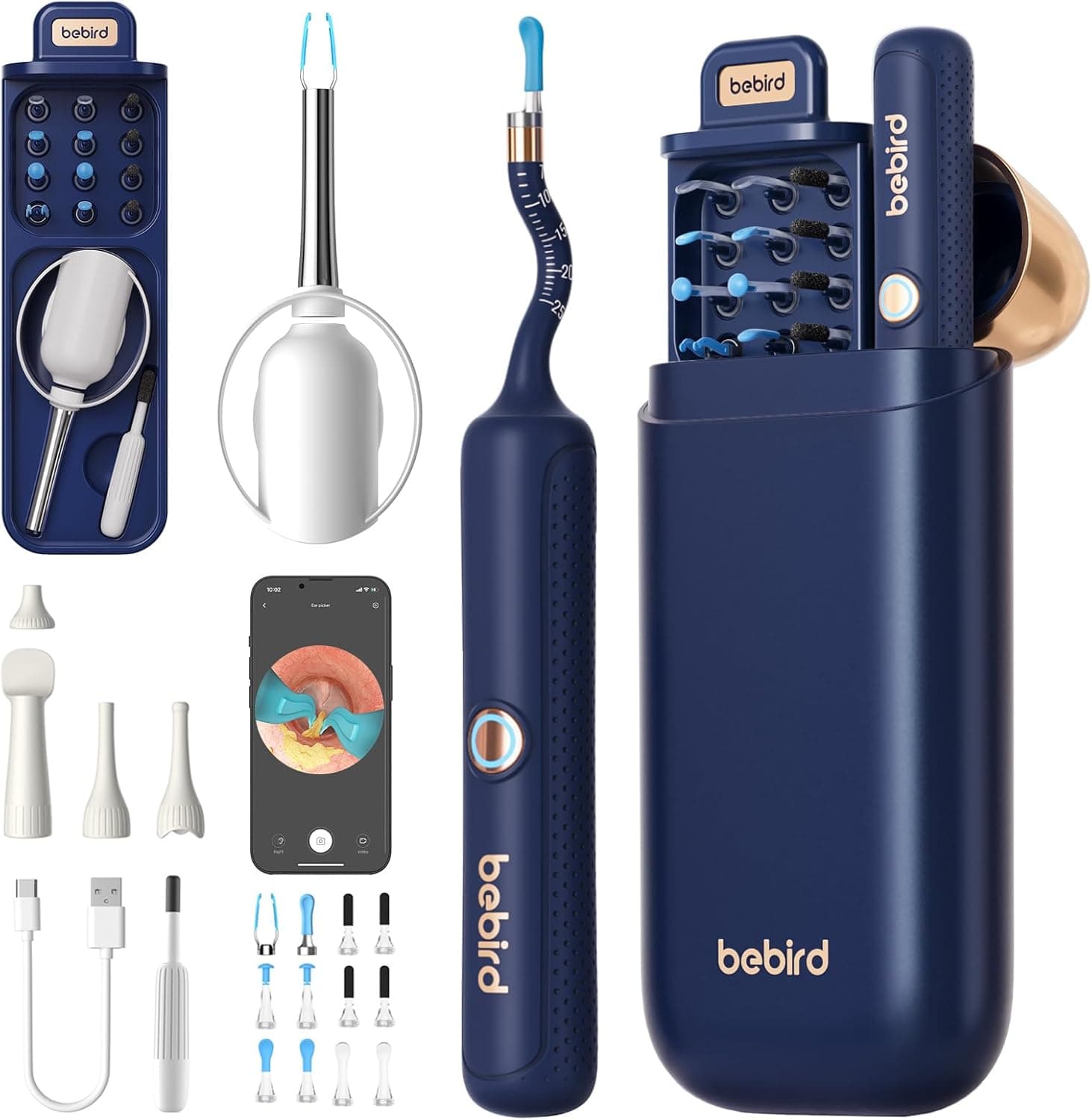 گوش پاک کن هوشمند شیائومی مدل Bebird Earsight Plus