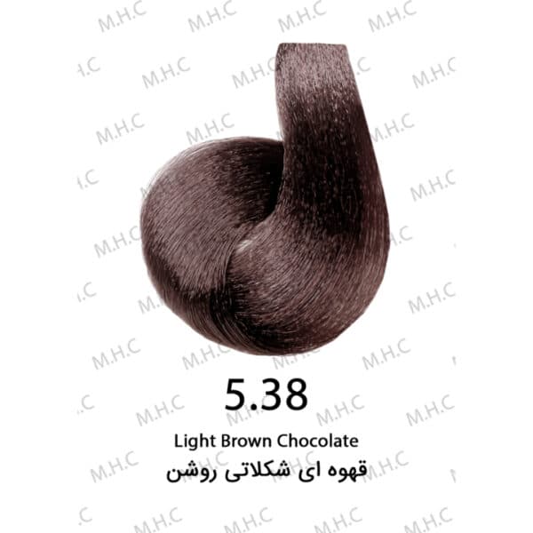رنگ موی سیلا قهوه ای شکلاتی روشن 5.38