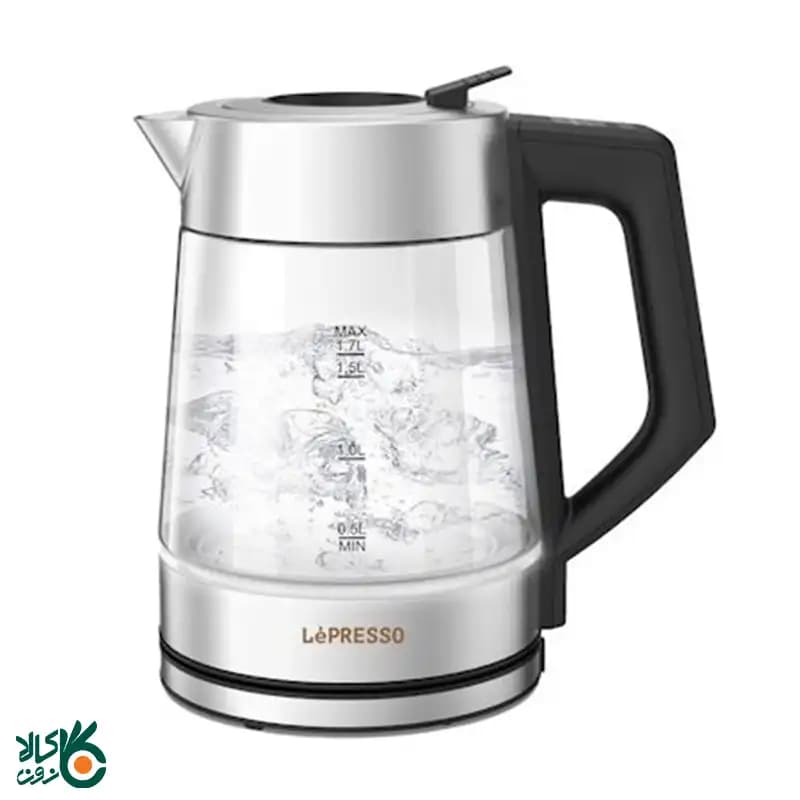 کتری برقی شیشه ای لپرسو مدل Lepresso Thermo Glass Kettle
