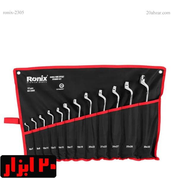 مجموعه 12 عددی آچار دو سر رینگ رونیکس مدل RH-2305 — تصویر ۲