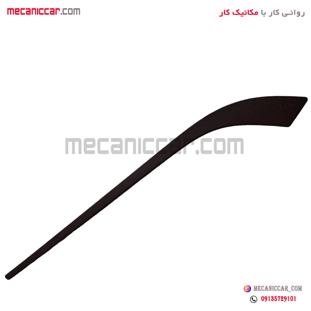 زه شمشیری رودری ابرو و بادی (طرح قدیم) عقب چپ پژو پارس طرح چوب — تصویر ۳