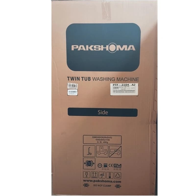 لباسشویی دوقلو 21 کیلویی پاکشوما مدل FA21 — تصویر ۸