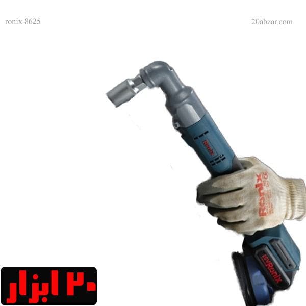 آچار جغجغه شارژی ۲۰ ولتی ۸۰ نیوتون متر درایو ۳/۸ رونیکس مدل ۸۶۲۵