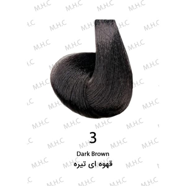 رنگ موی سیلا قهوه ای تیره 3