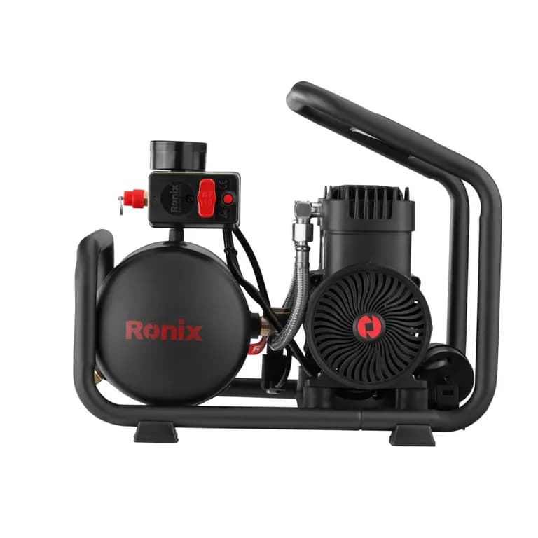 کمپرسور 6 لیتری بیصدا دو سیلندر رونیکس مدل RC-0613 — تصویر ۱۱