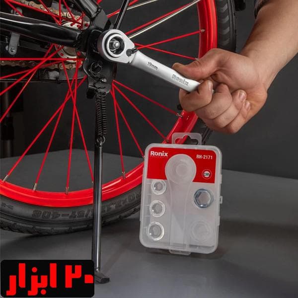 ست سری آچار جغجغه دسته ثابت چپگرد و راستگرد رونیکس مدل RH-2171 — تصویر ۷
