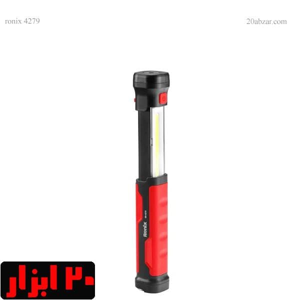 چراغ قوه کشویی شارژی لیتیومی رونیکس با برد 30 متر مدل RH-4279