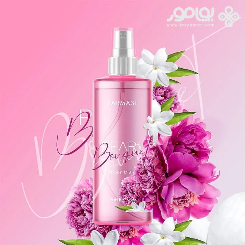بادی میست فارماسی PEARL BOUQUET حجم 225 میل — تصویر ۲