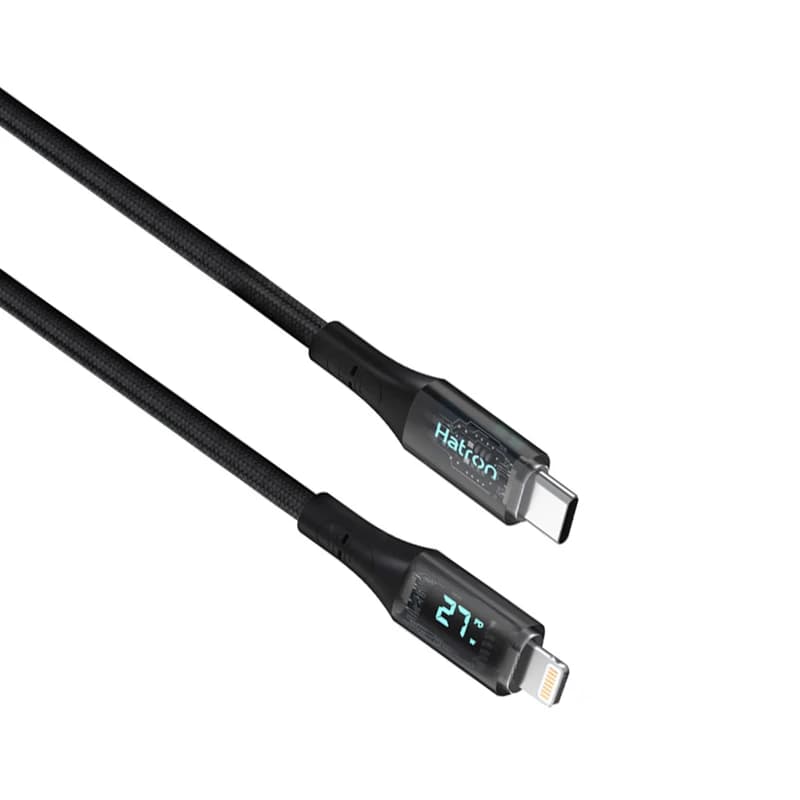 کابل تبدیل USB-C هترون مدل HC612DB طول 1 متر — تصویر ۳