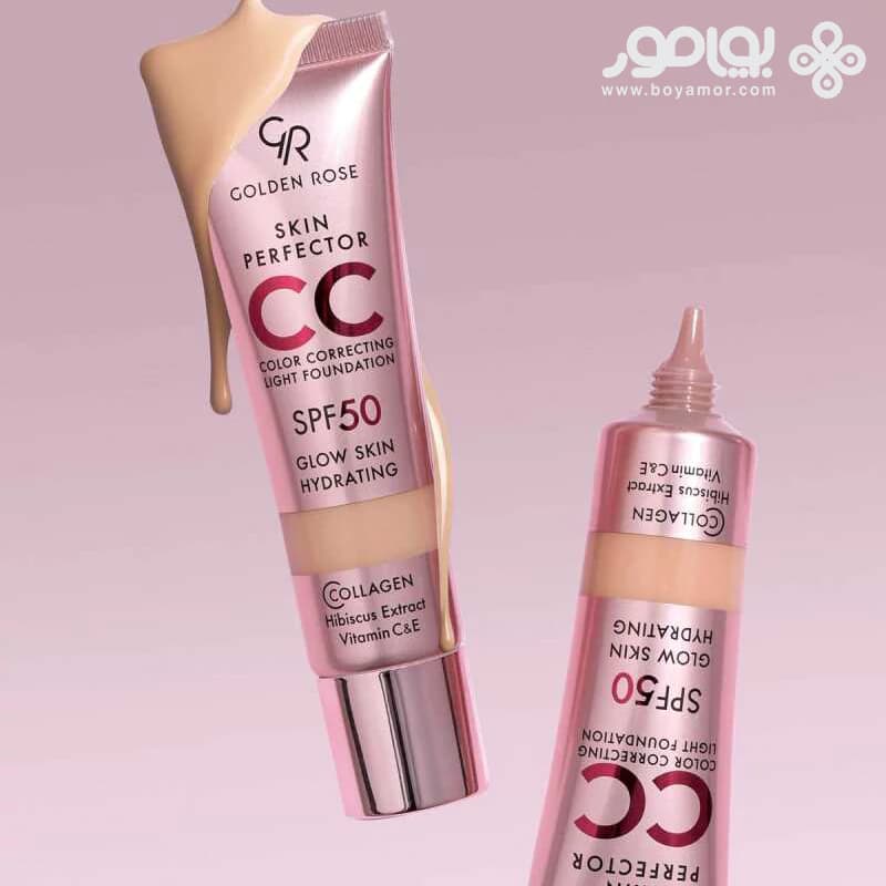 سی سی کرم گلدن رز شماره 101 رنگ BEIGE حجم 30 میل — تصویر ۶