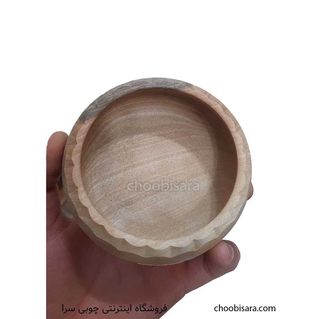 کاسه چوبی دالبور دار کد 365 — تصویر ۴