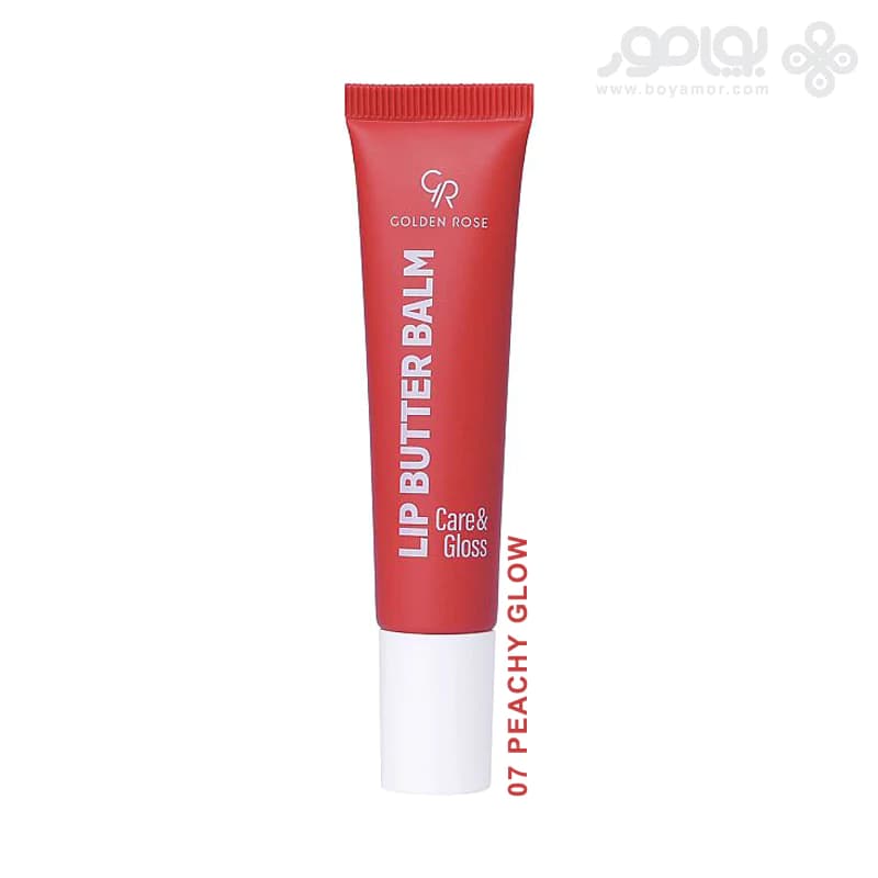 بالم لب گلدن رز CARE & GLOSS شماره 07 رنگ PEACHY GLOW