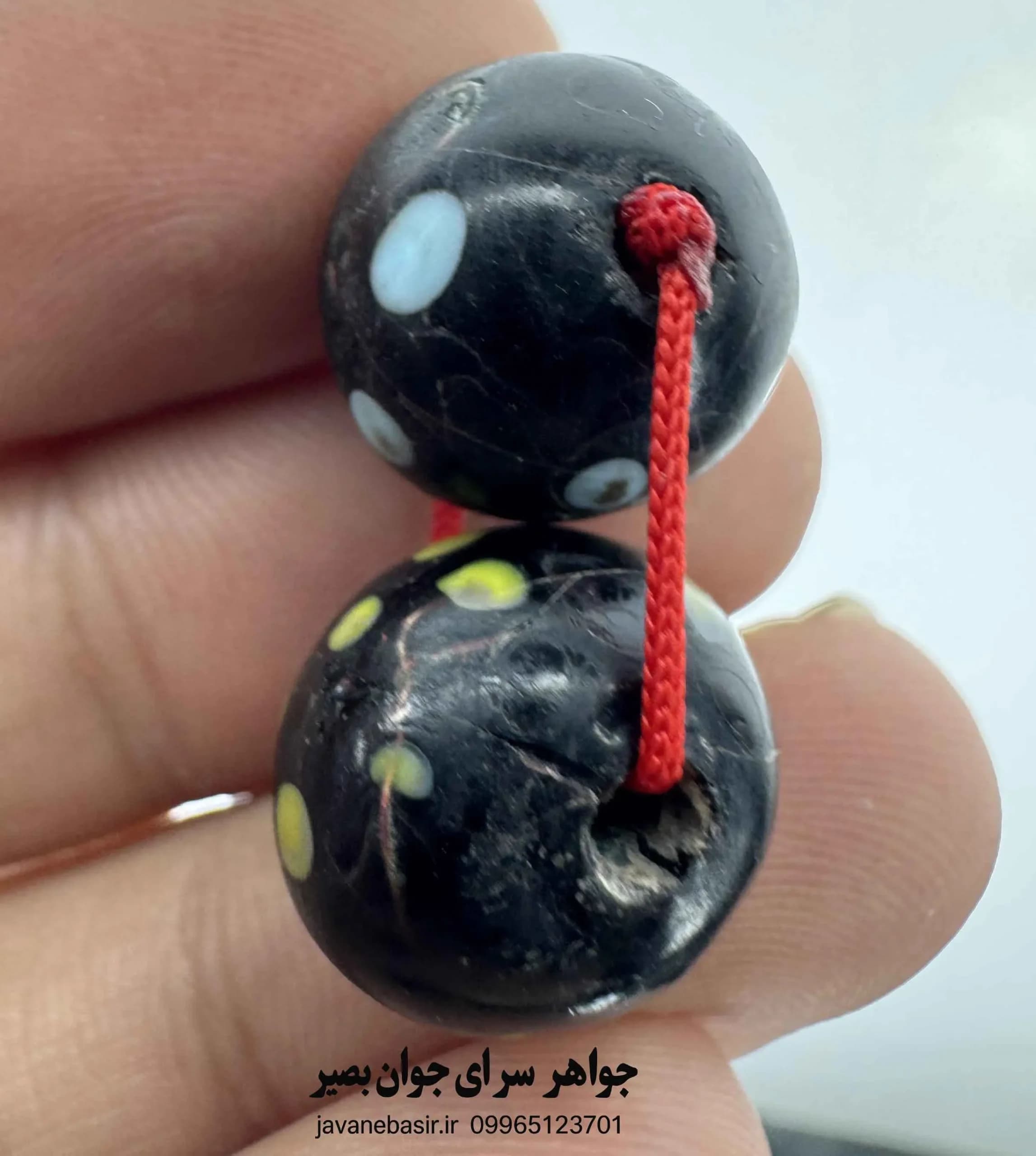 جفت مهره مینا (چیتو) – نقش چشمگونه و محافظت انرژی — تصویر ۲