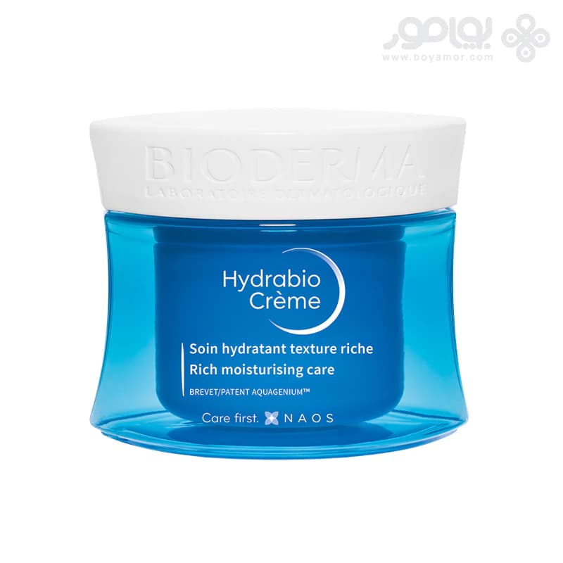 کرم مرطوب کننده بایودرما HYDRABIO مناسب پوست خشک حجم 50 میل — تصویر ۳