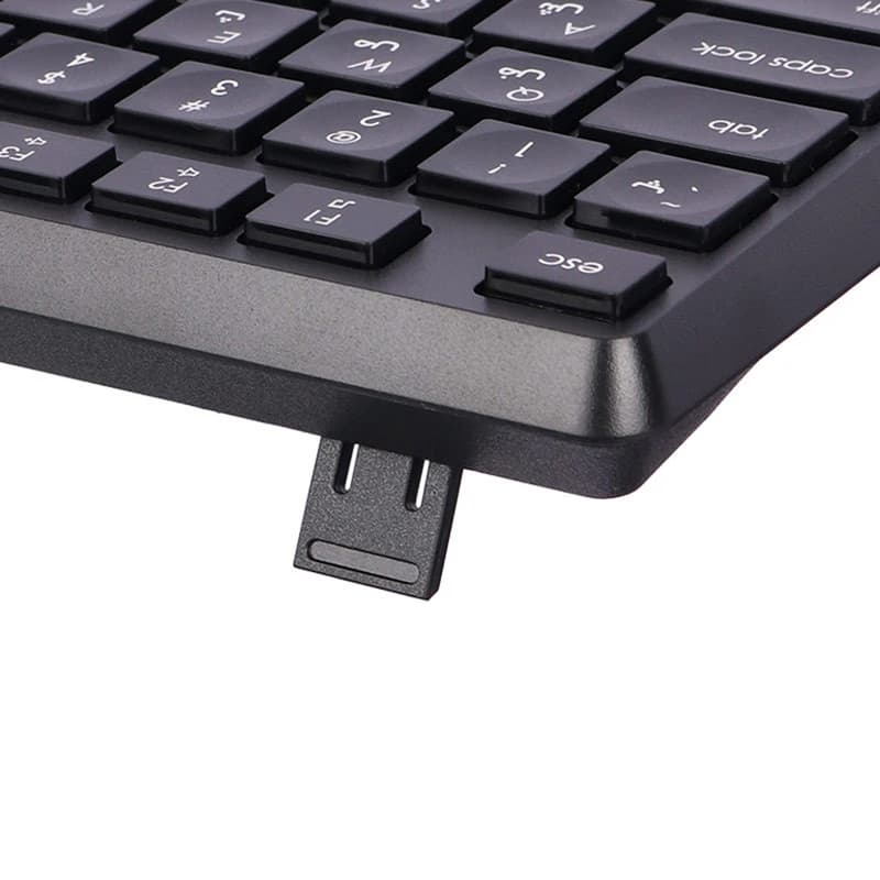 کیبورد و ماوس سیم دار هترون مدل HKC215 (NEW) — تصویر ۳