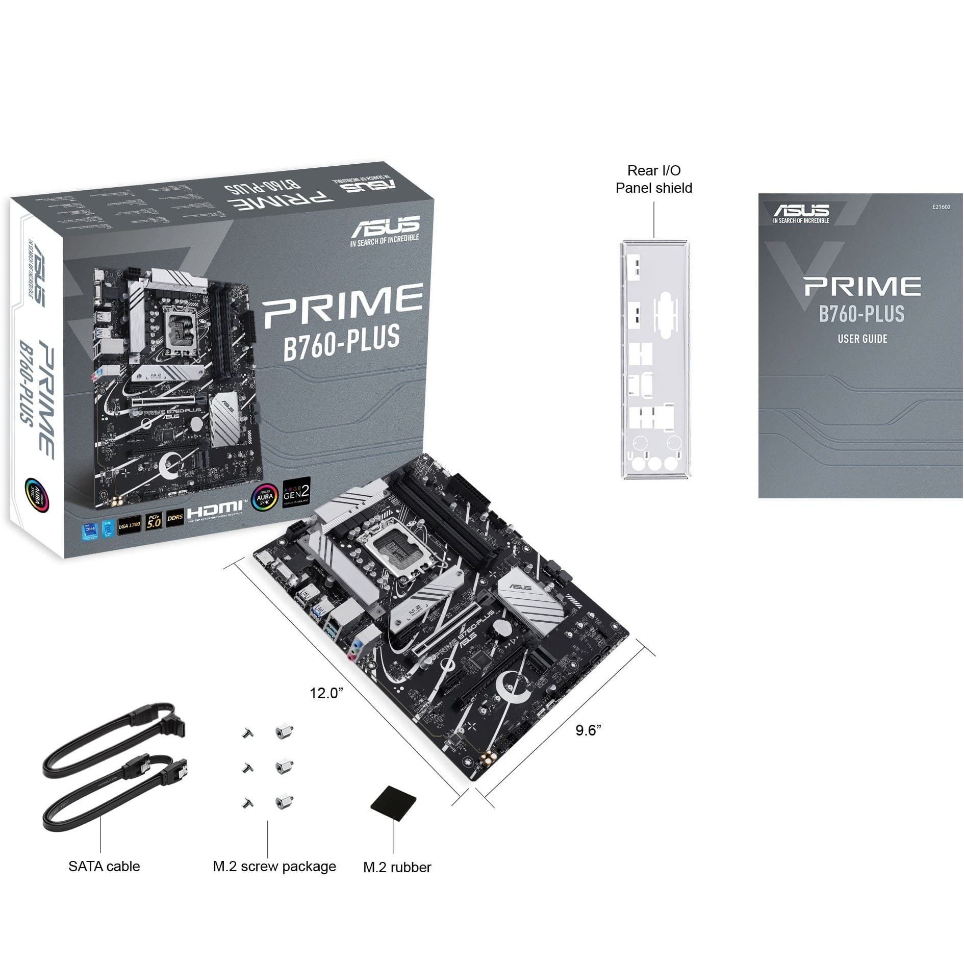 مادربرد ایسوس مدل Asus PRIME B760 Plus DDR5 — تصویر ۴
