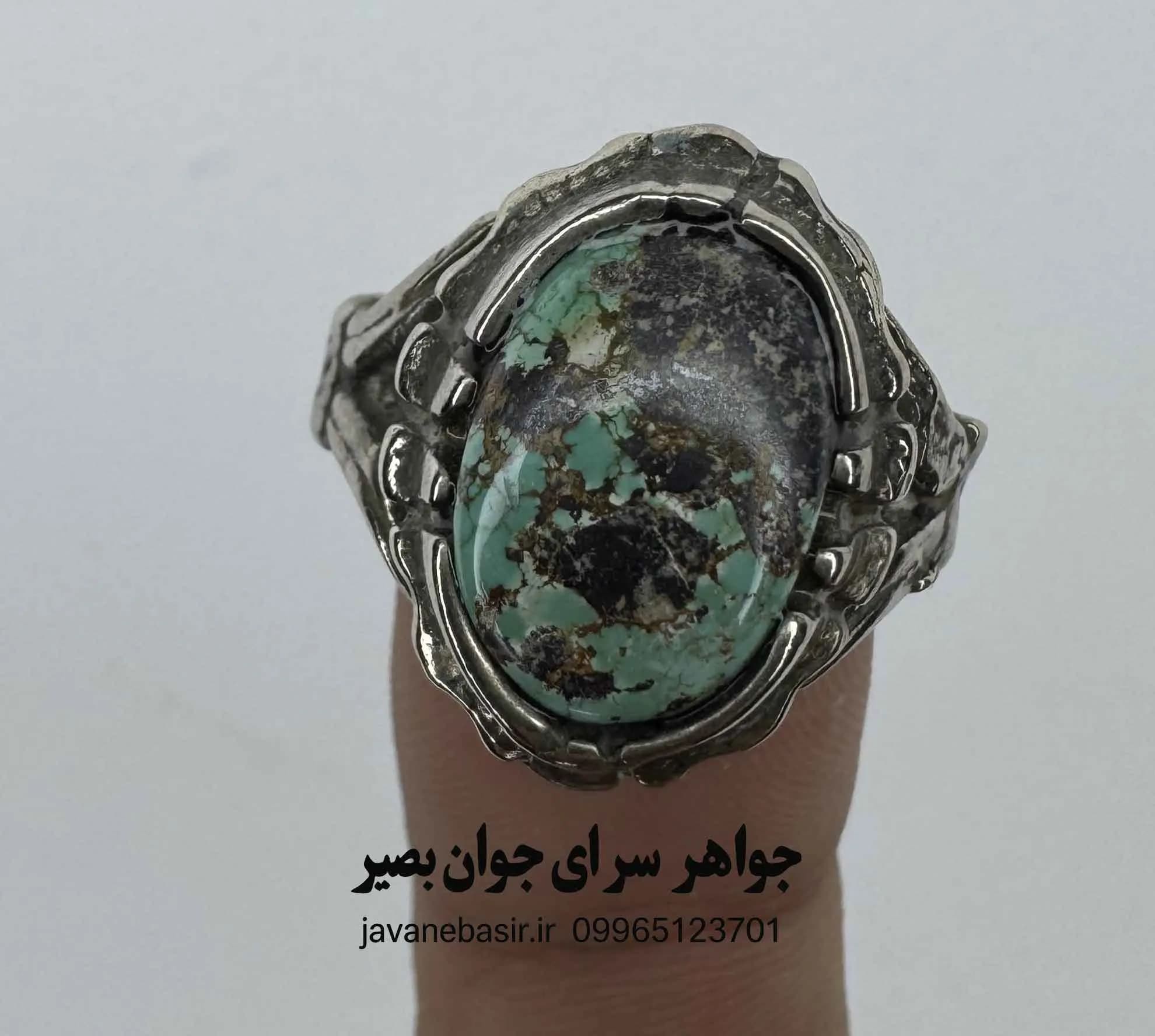 انگشتر فیروزه سبز براق نیشابور؛ زمردی از جنس کهن‌ترین معادن ایران