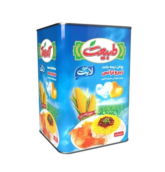 روغن نیمه جامد حاوی ذرت طبیعت 5 کیلویی