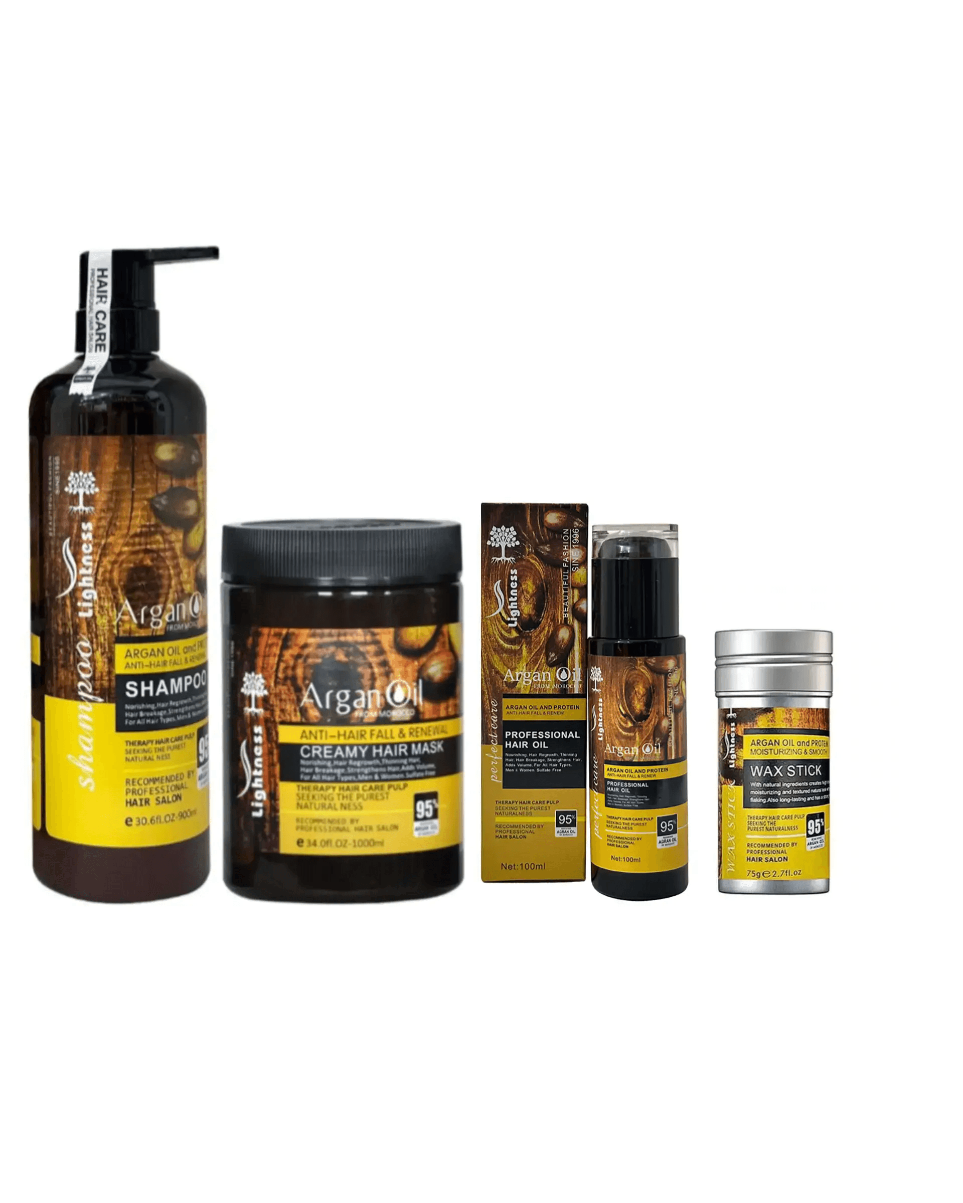 پک آرگان 4عددی شامپو+ماسک مو+وزگیر+روغن اصل